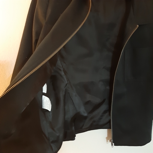 Jones of New York Zip up 3/4 Sleeve Blazer Jacket - Picture 3 of 5